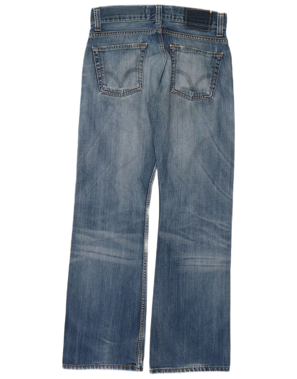 Blugi Levi's 512 Distressed Bootcut W30 L32 Bumbac albastru