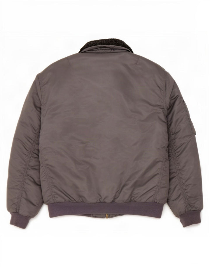 Jachetă căptușită pentru bărbați Identic IT 56/58 XL Gri din nailon color bloc