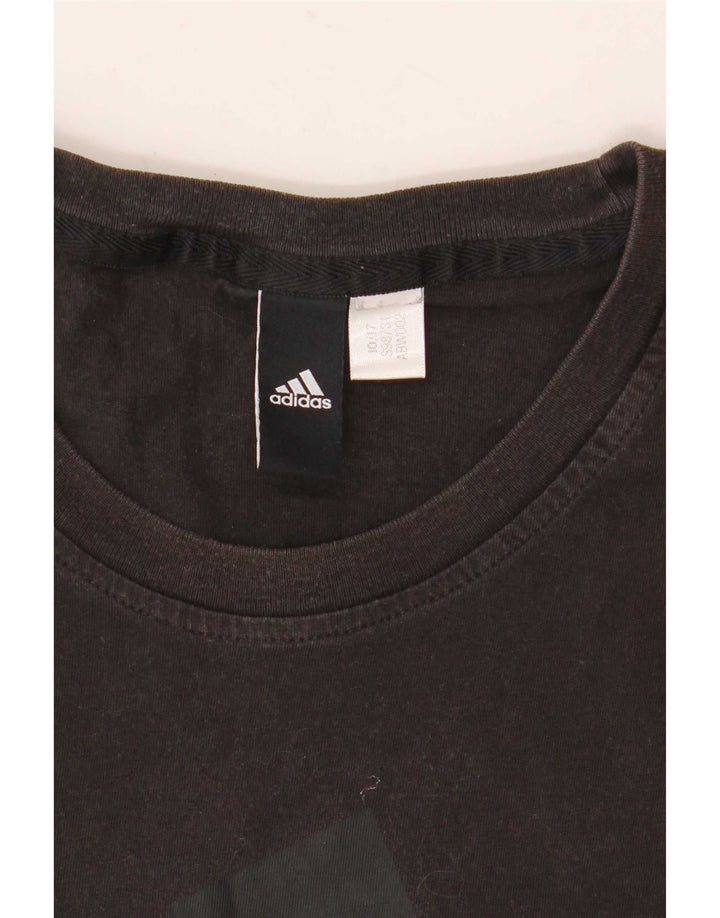 Tricou grafic pentru bărbați Adidas Top Mediu Negru