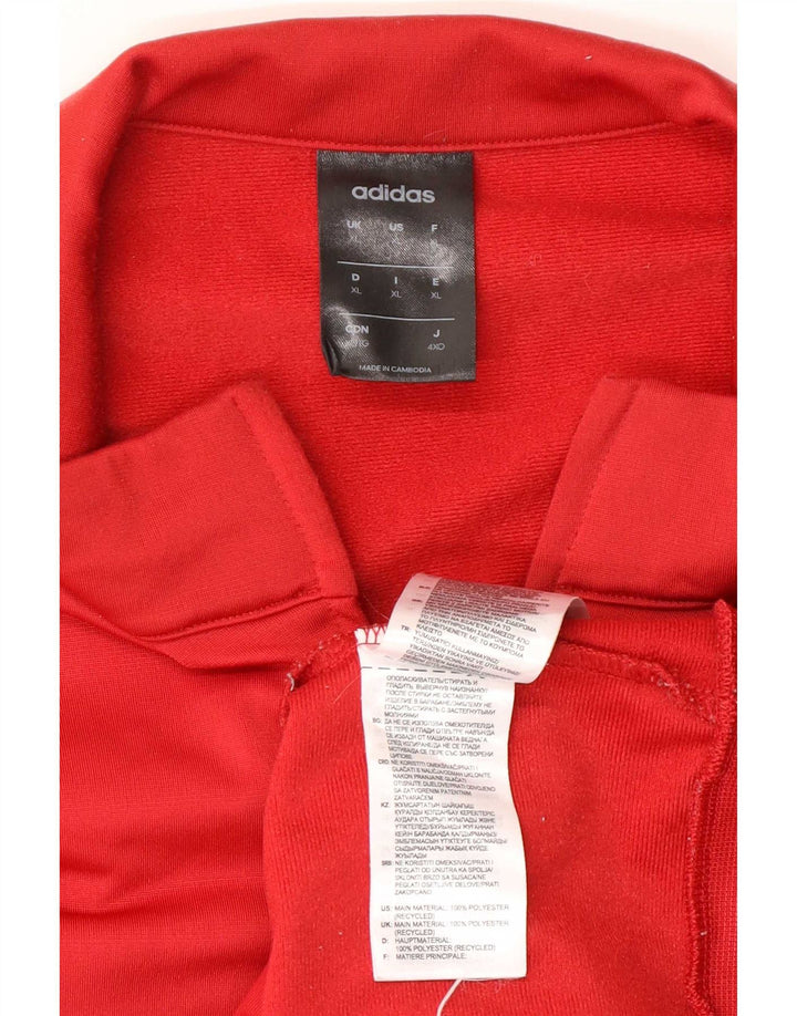 Jachetă de trening pentru bărbați Adidas XL poliester roșu