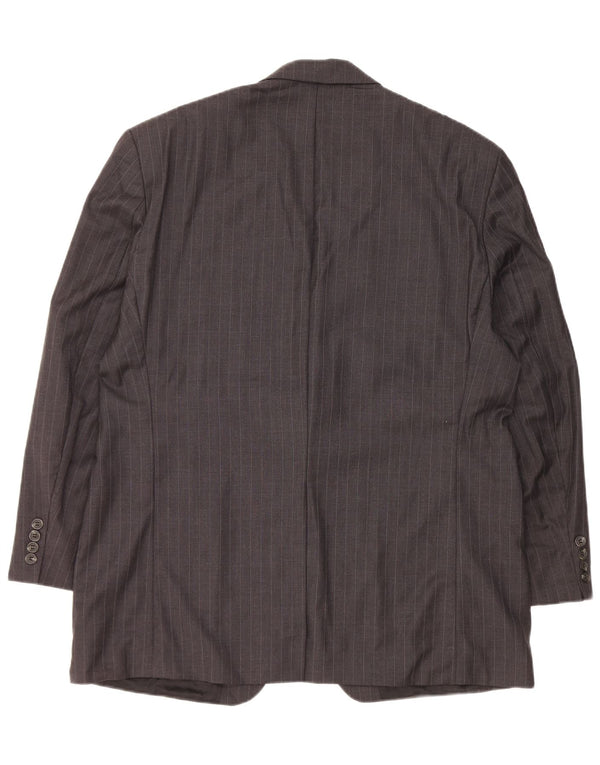 Jachetă pentru bărbați Ralph Lauren, cu 2 nasturi, UK 44 XL, lână gri cu dungi