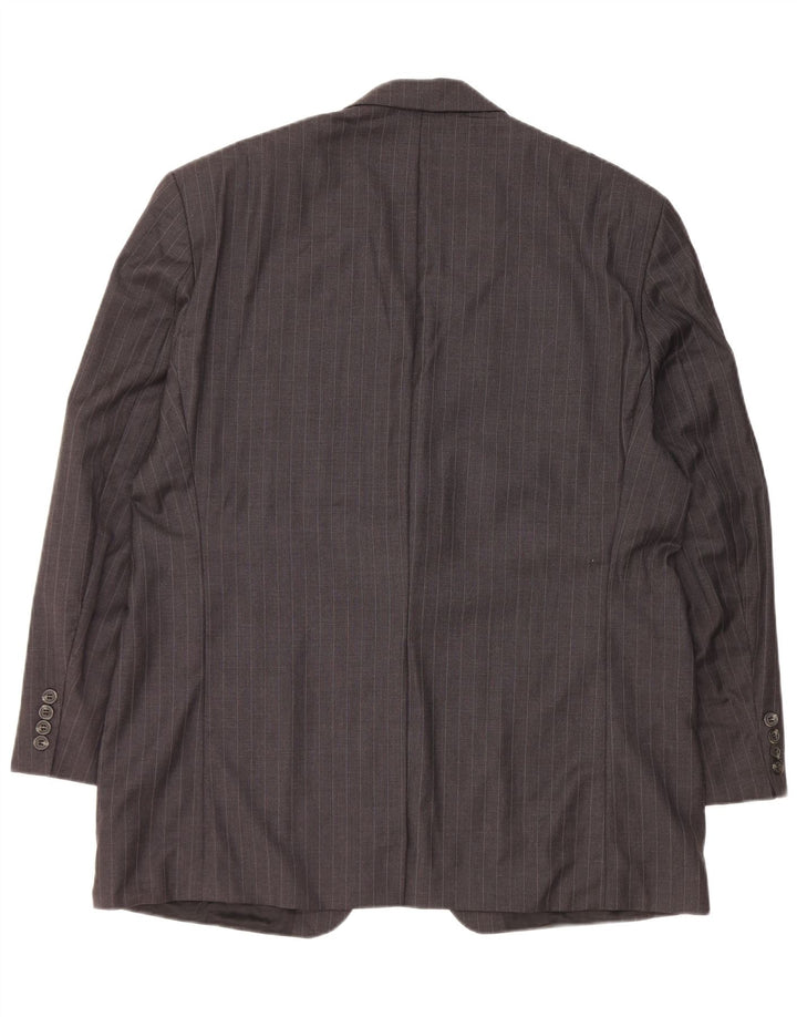 Jachetă pentru bărbați Ralph Lauren, cu 2 nasturi, UK 44 XL, lână gri cu dungi
