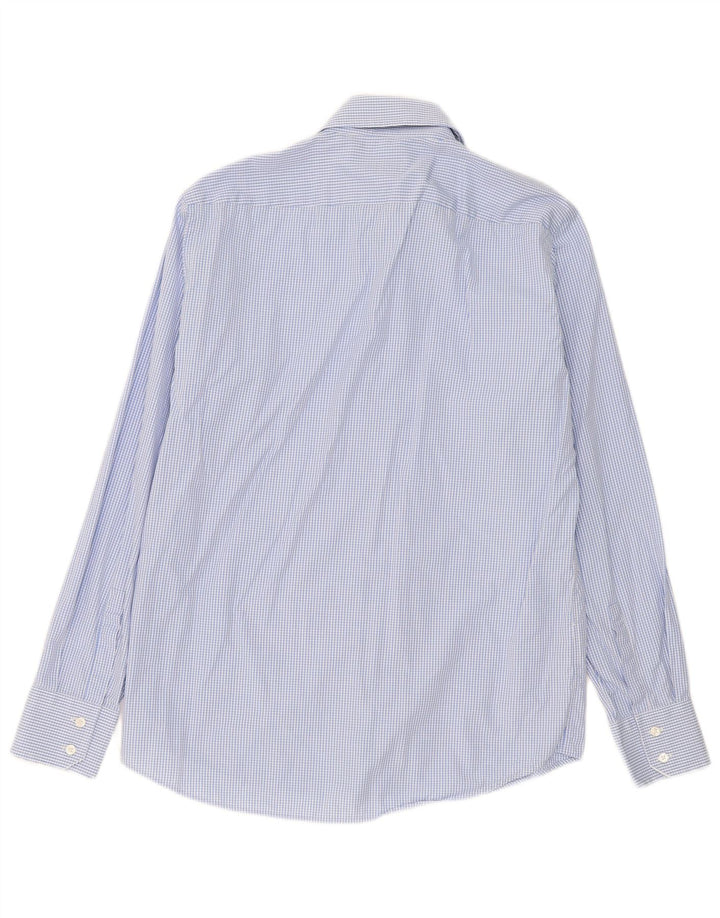 Cămașă pentru bărbați Hugo Boss Mărimea 40 15 3/4 Medium Blue Gingham