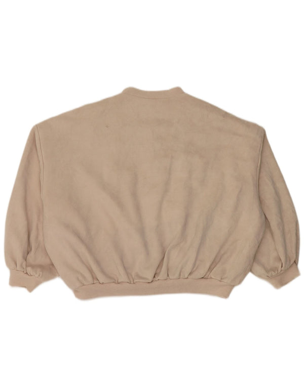 Bomber supradimensionat pentru femei Zara UK 14 Medium Bej Poliester