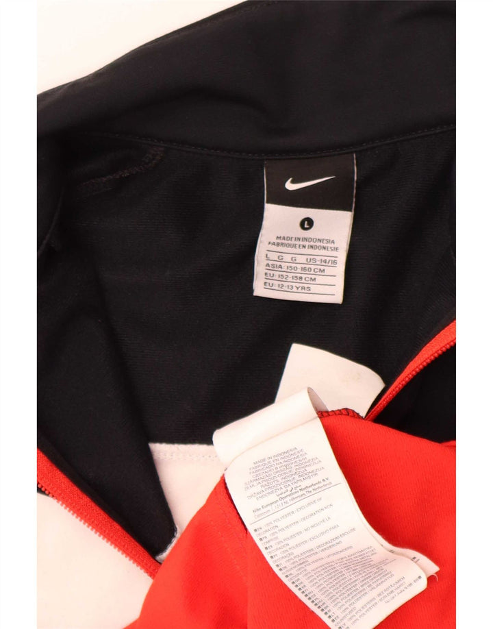 Jachetă de trening pentru băieți Nike 12-13 ani, mare, negru, colorblock