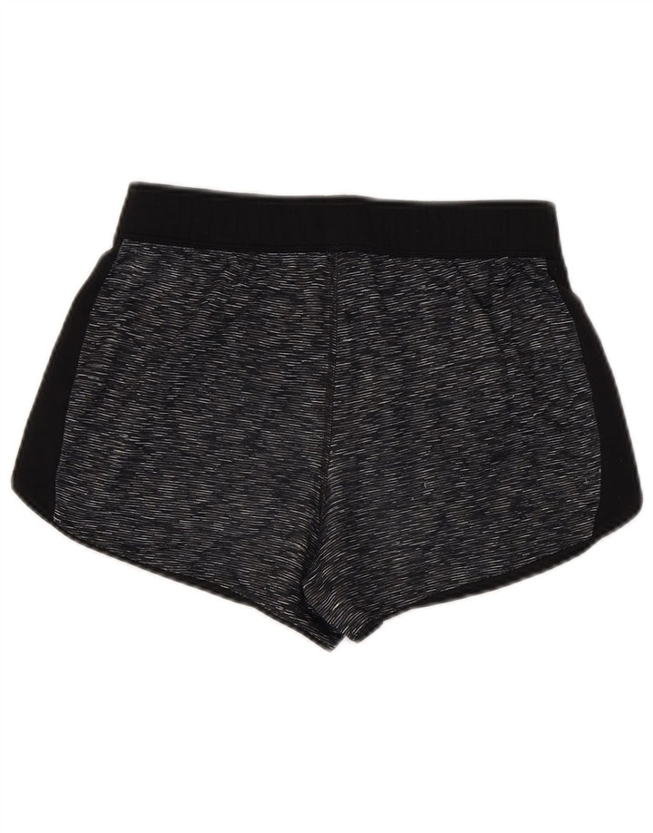 Pantaloni scurti sport REEBOK pentru femei UK 10 Small Gri Flecked Poliester