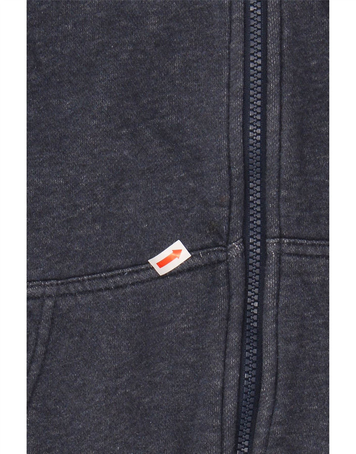 Pulover NIKE pentru bărbați, cu fermoar, bumbac, albastru, mediu