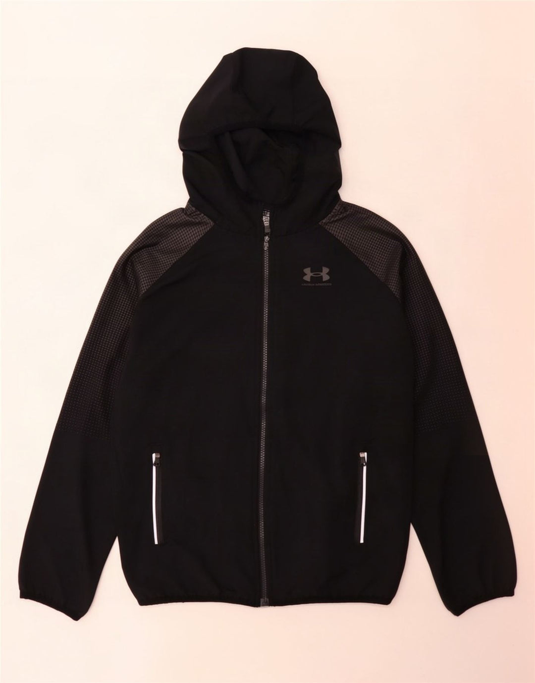 Jachetă de top pentru trening Under Armour pentru băieți, 10-11 ani, neagră