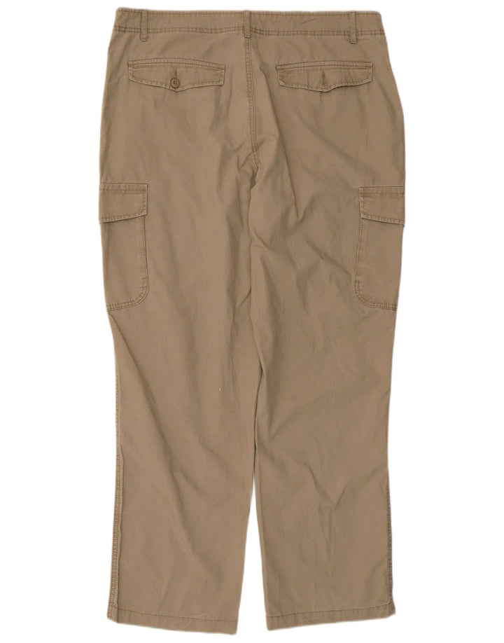Pantaloni cargo drepti pentru bărbați Marks & Spencer W38 L31 bumbac bej