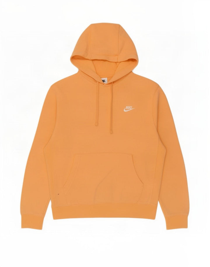 Pulover Nike pentru bărbați, bumbac portocaliu mediu
