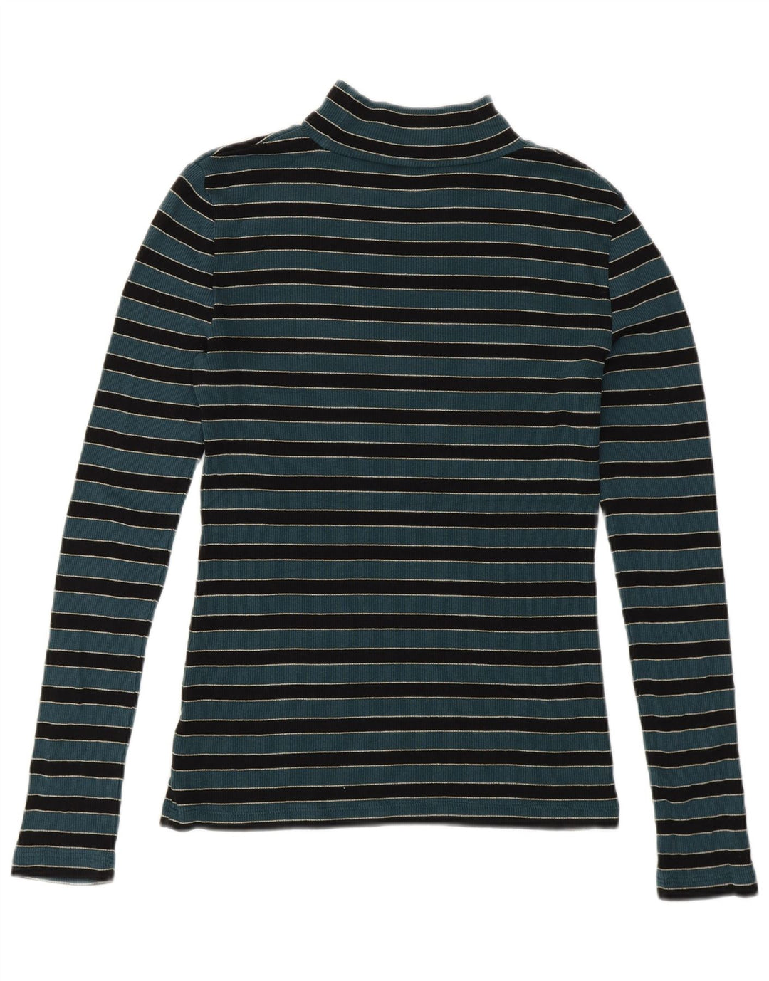 Pulover cu gât țestoasă pentru femei Fat Face UK 12 Medium Green Dunge