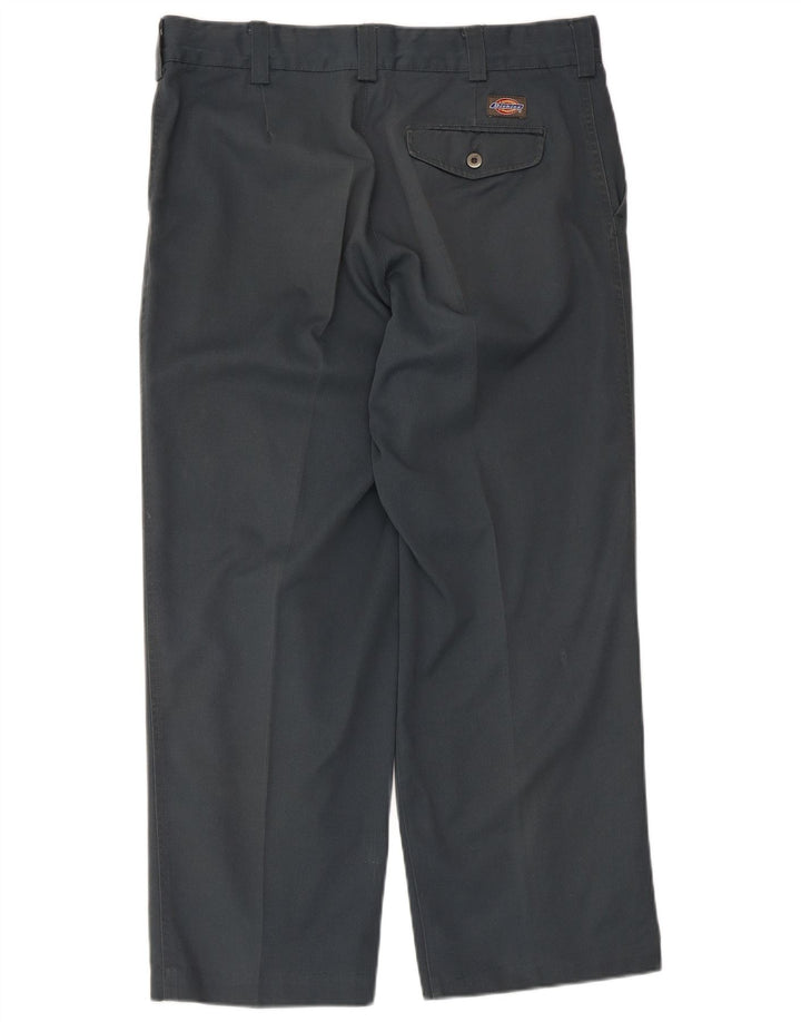 Pantaloni drepți Dickies pentru bărbați L36 L26 Poliester gri