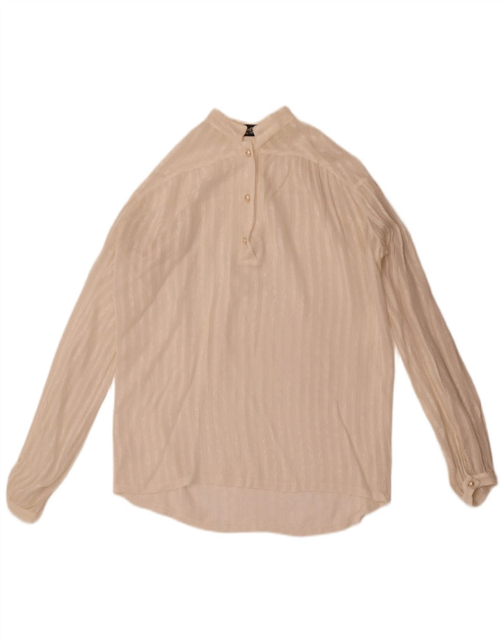 Bluză Vintage pentru Damă Pulover IT 44 Medium White Dunge