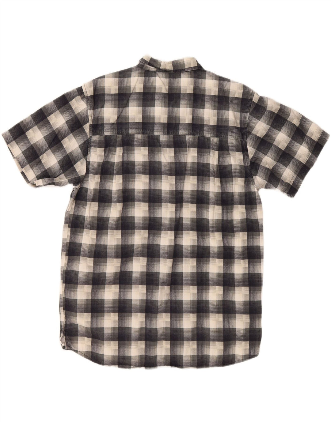 O'NEILL Boys Short Sleeve Shirt 14-15 Years Black Check Cotton Vintage O'Neill and Second-Hand O'Neill from Messina Hembry 