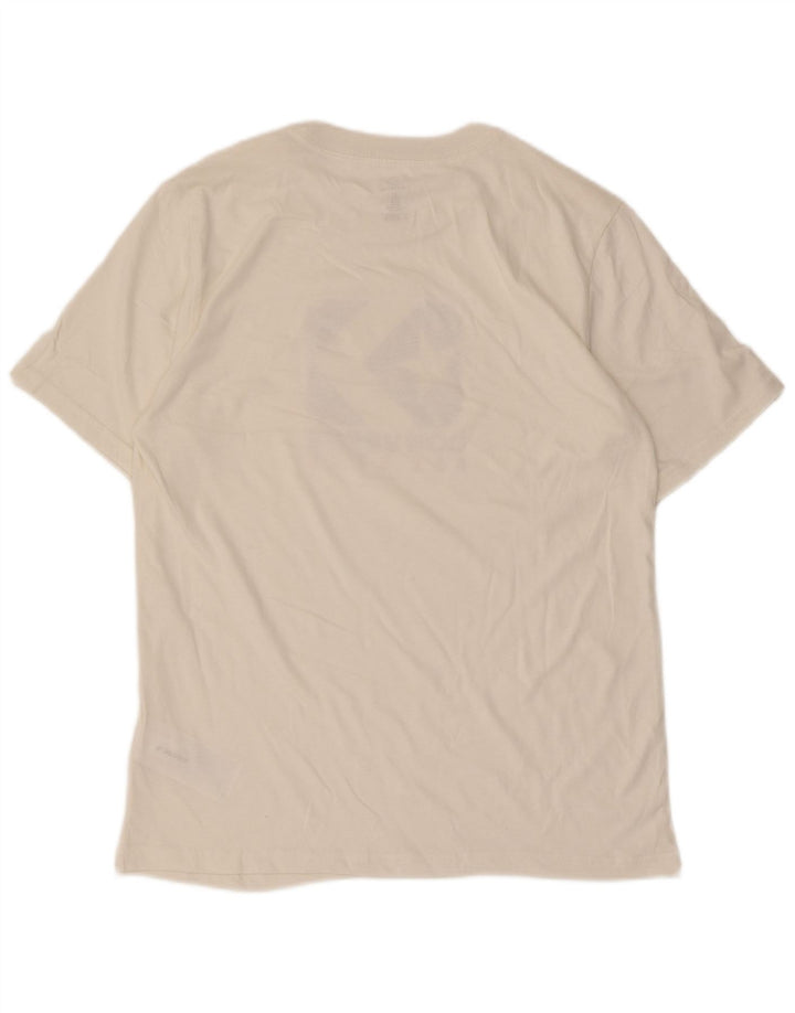 Tricou grafic Converse pentru bărbați Top mic, alb, bumbac
