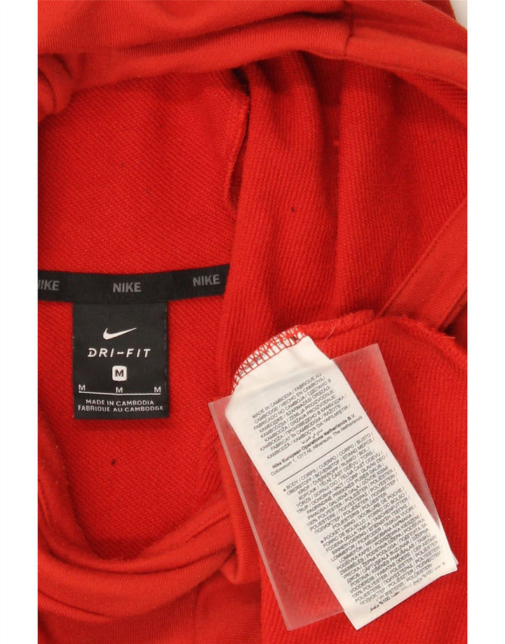 Pulover Nike Dri Fit Graphic pentru bărbați, poliester portocaliu mediu
