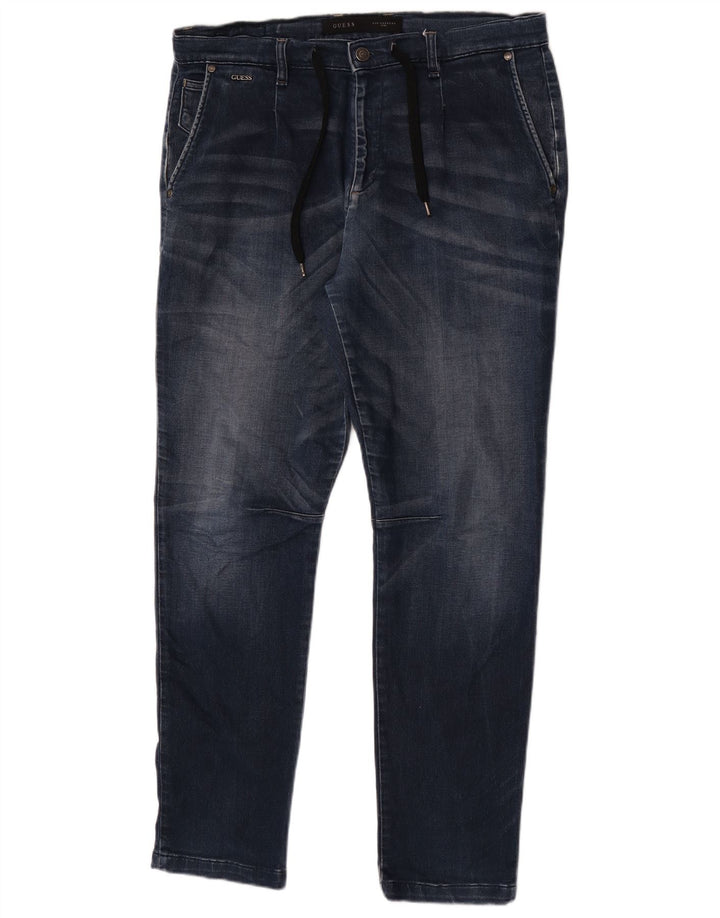 Blugi slim pentru bărbați Guess W33 L32 bleumarin