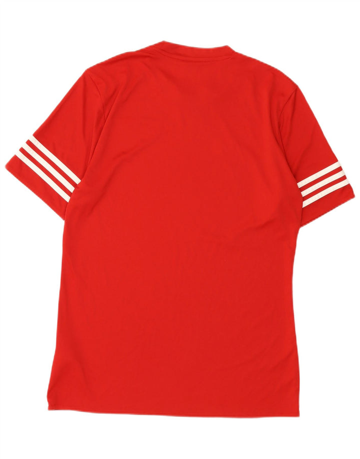 Tricou Adidas Climalite pentru bărbați Top Medium Red Poliester