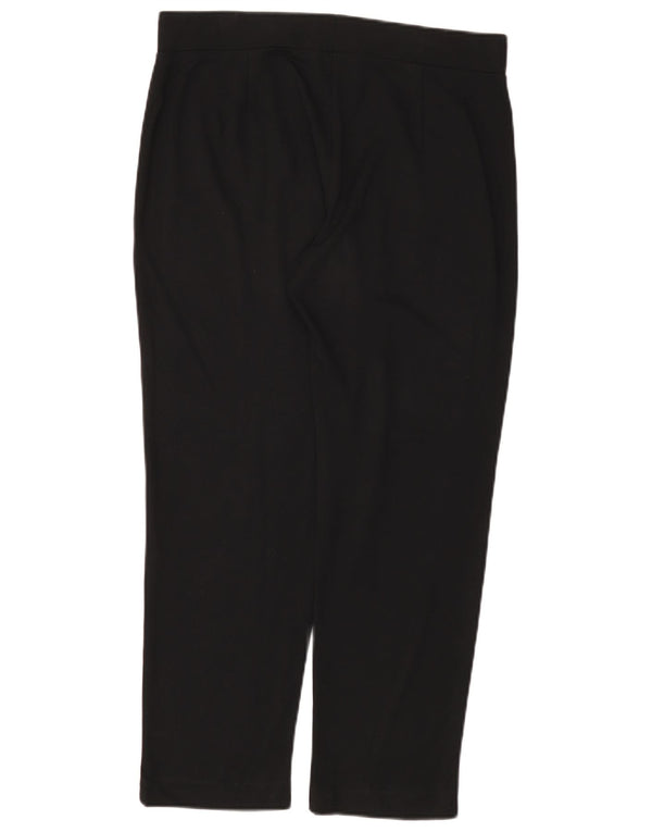 Marks & Spencer Pantaloni casual conici pentru femei UK 14 Large W32 L26 Negru