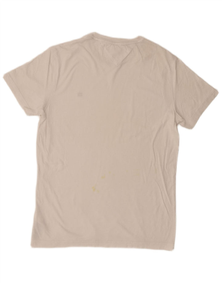 Tricou Tommy Hilfiger pentru bărbați Top Medium White Bumbac