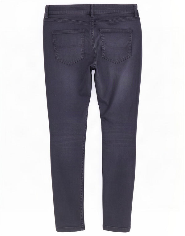 Fat Face Pantaloni skinny casual pentru femei UK 10 Small W28 L27 Bleumarin Bumbac