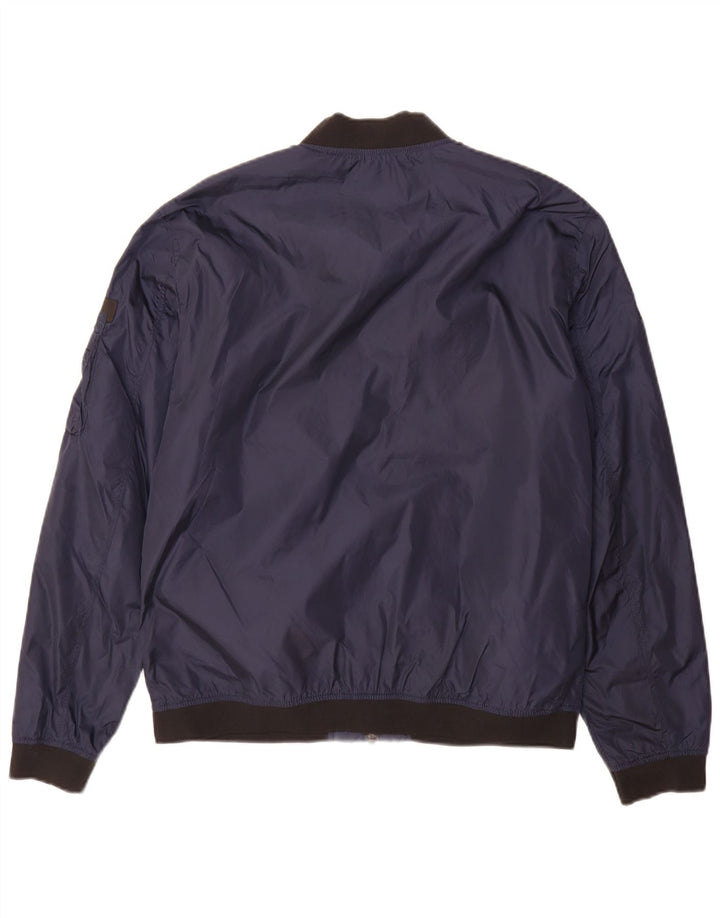 Jack & Jones Bomber Jacket pentru bărbați Marea Britanie 40, mare, nailon bleumarin