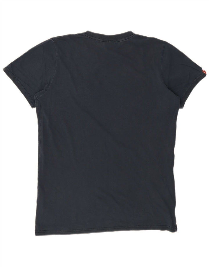 SUPERDRY tricou grafic pentru bărbați Top mic bleumarin