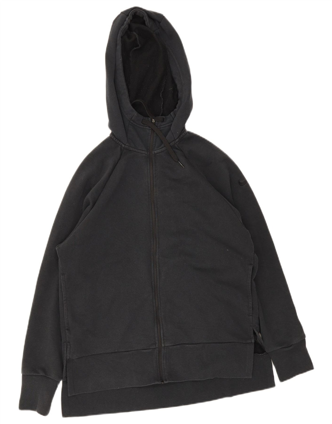 Pulover Nike pentru bărbați Dri Fit, cu fermoar, poliester mic, negru