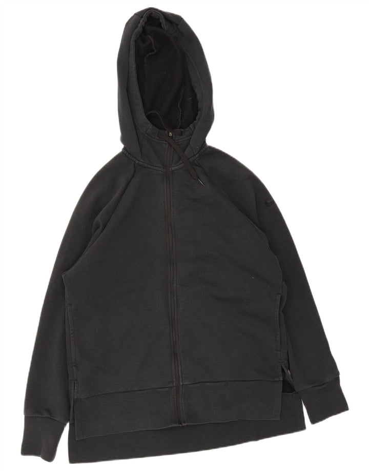 Pulover Nike pentru bărbați Dri Fit, cu fermoar, poliester mic, negru