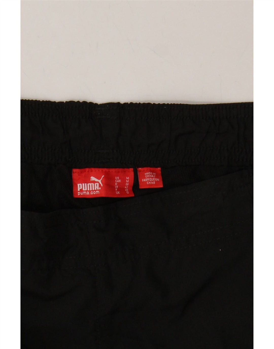PUMA Womens Tracksuit Trousers UK 12 Medium  Black Vintage Puma and Second-Hand Puma from Messina Hembry 