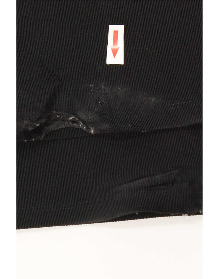 Leggings Flare pentru femei Zara UK 14 Poliester mediu negru