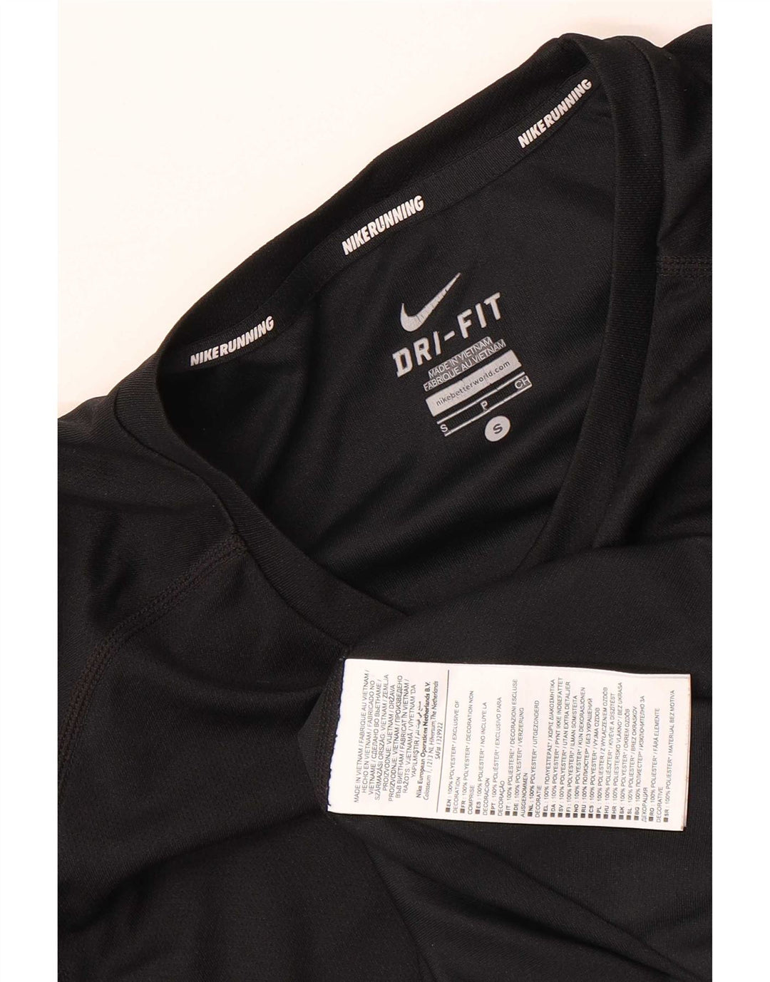 Tricou Nike Dri Fit pentru bărbați Top mic poliester negru