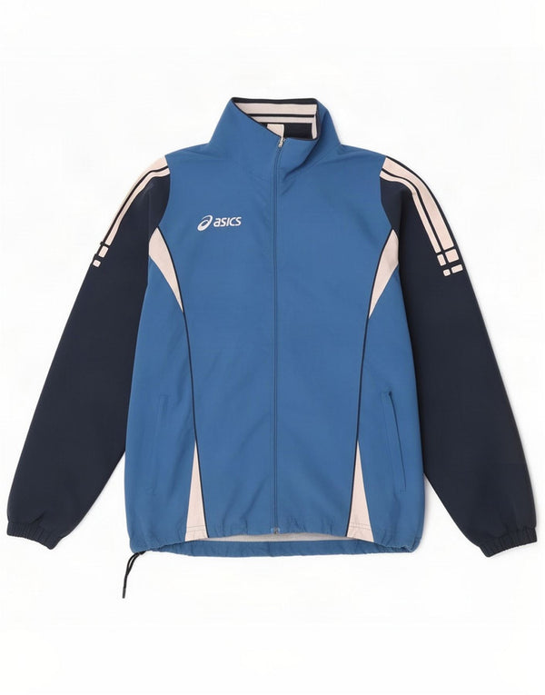 Asics Trening pentru bărbați Jachetă de top, mare, bleumarin, poliester color block
