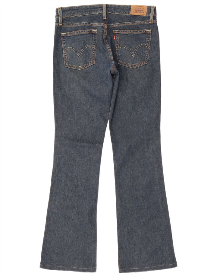 Blugi Levi's 518 Super Low Bootcut pentru femei US 7 Medium W30 L32 Bumbac albastru
