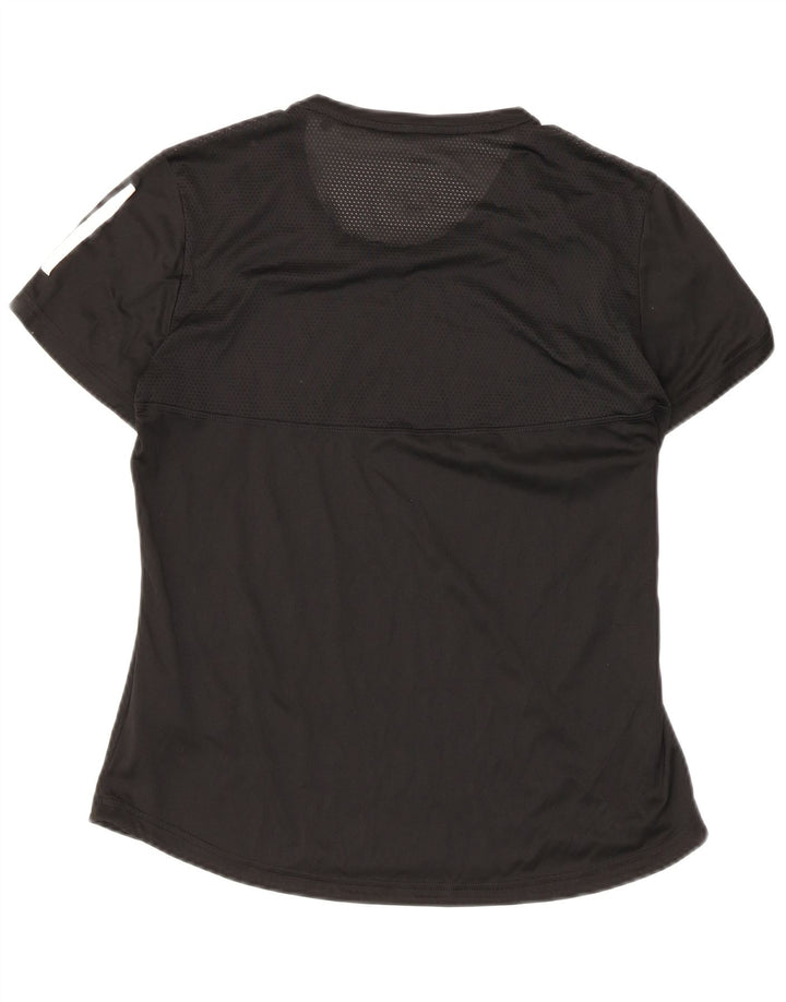Tricou Adidas Aeroready pentru femei Top UK 12/14 Poliester mediu negru
