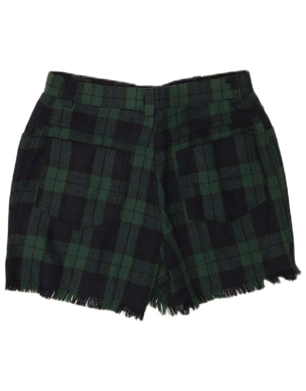 Pantaloni scurți casual pentru femei cu talie înaltă Onyx Mici W27, verde, acrilic