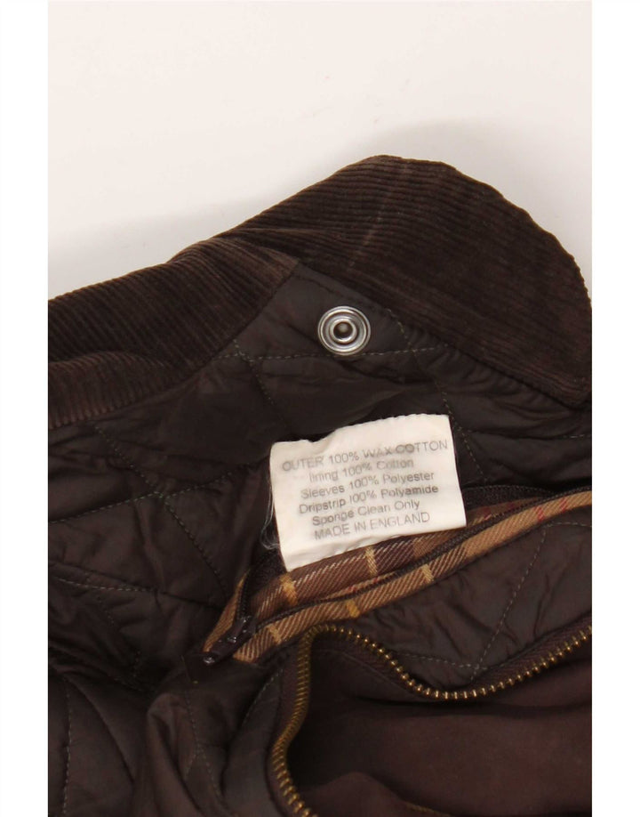 Jachetă pentru femei Barbour din bumbac cerat UK 8 Maro mic