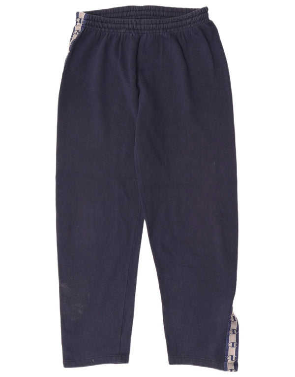 Pantaloni de trening cu grafic pentru femei Champion UK 18 XL, albastru bleumarin
