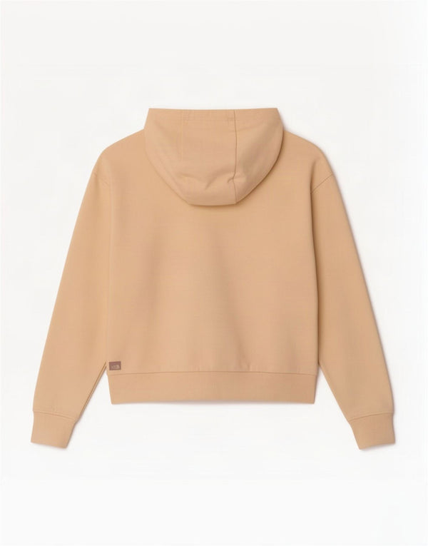 Jumper The North Face pentru femei Crop Hoodie UK 14 Medium Yellow Bumbac