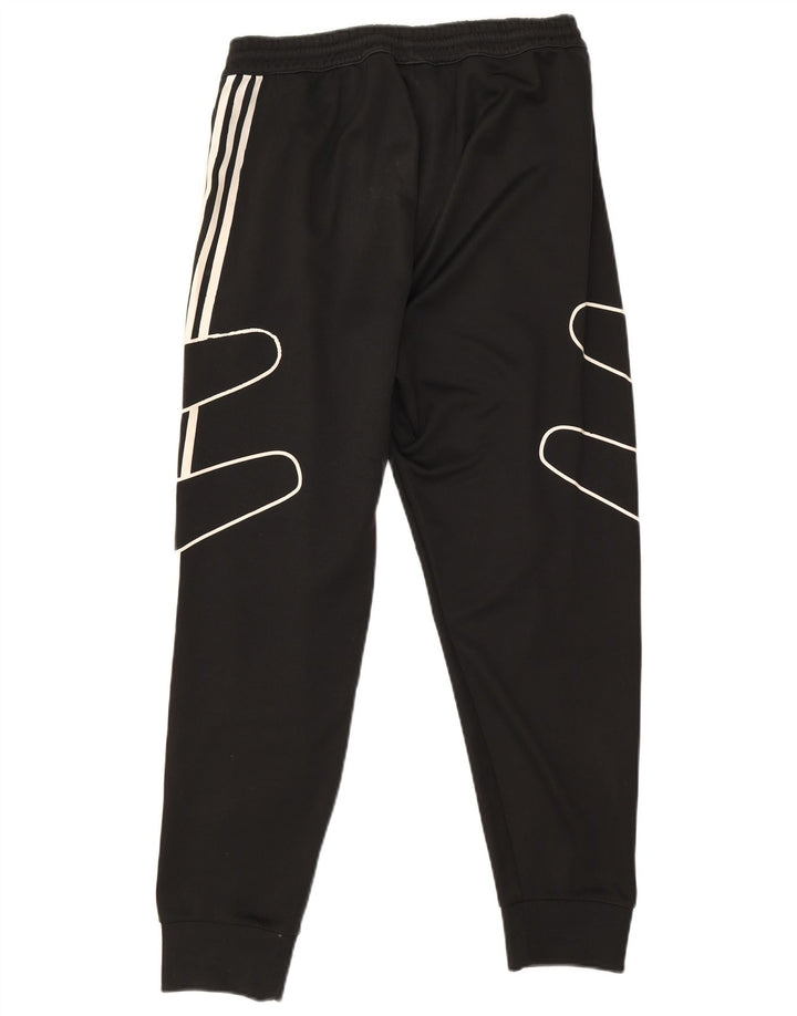 Pantaloni de trening cu grafic pentru bărbați Adidas Pantaloni de jogging Poliester mediu negru