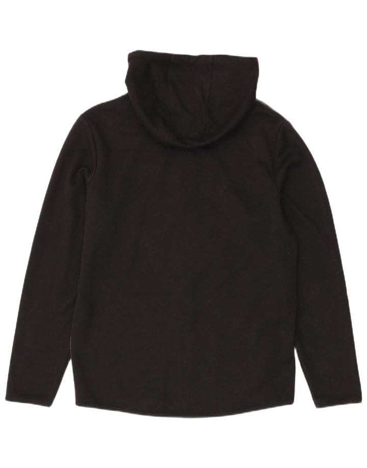 Pulover Jack & Jones pentru bărbați, cu fermoar, poliester color bloc negru mediu
