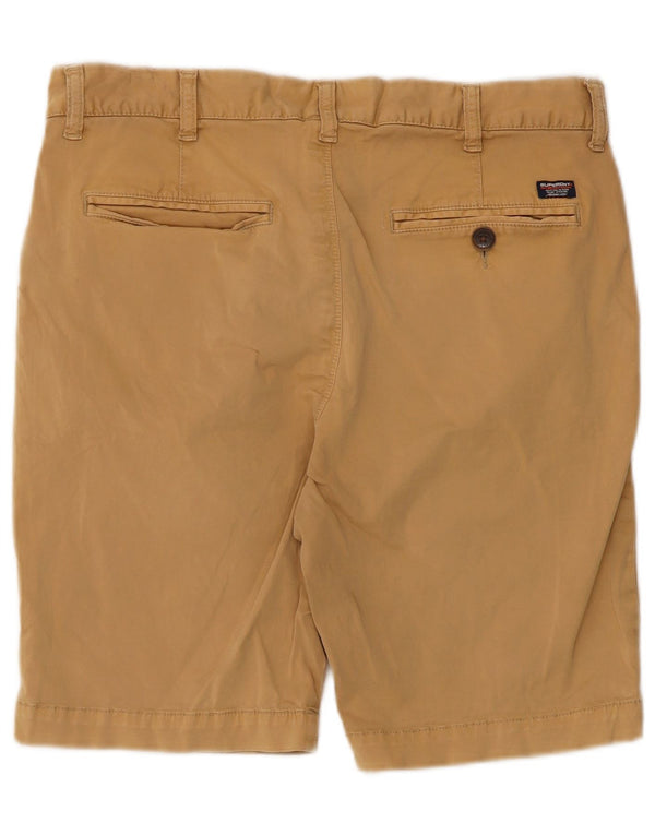 Pantaloni scurți chino pentru bărbați Superdry Medium W32 Beige Bumbac