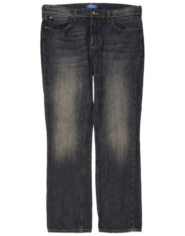 Blugi drepti pentru bărbați ADIDAS W36 L32 bleumarin