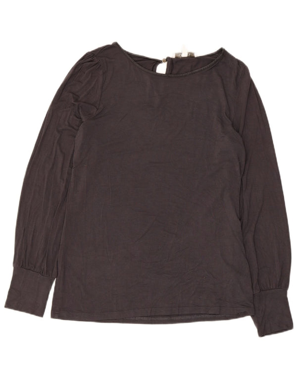 Bluză cu mânecă lungă pentru femei Oasis UK 10 Small Gri Viscose