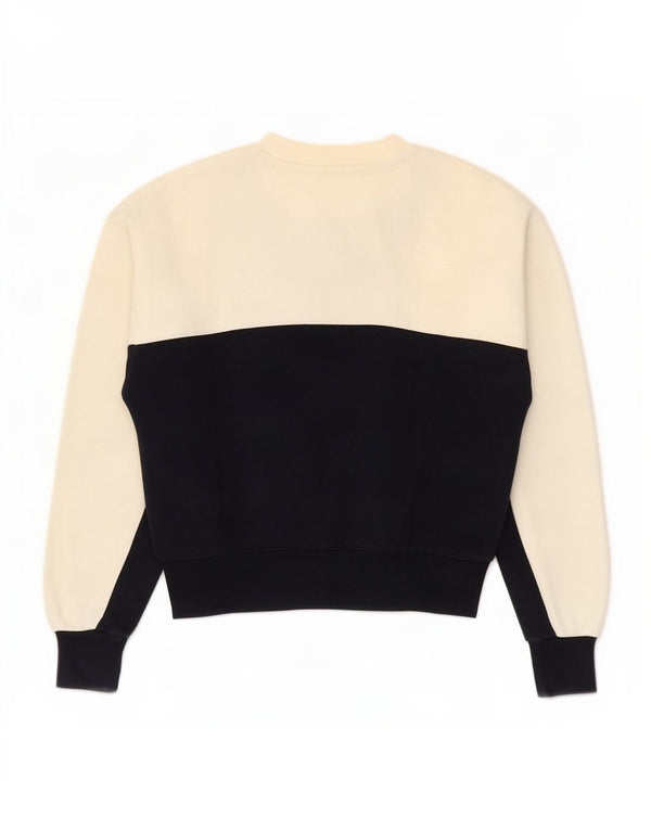 Pulover de hanorac supradimensionat pentru femei Champion UK 6 XS White Colorblock