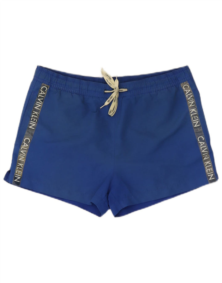 Pantaloni scurți de baie Calvin Klein pentru bărbați, albastru, poliester