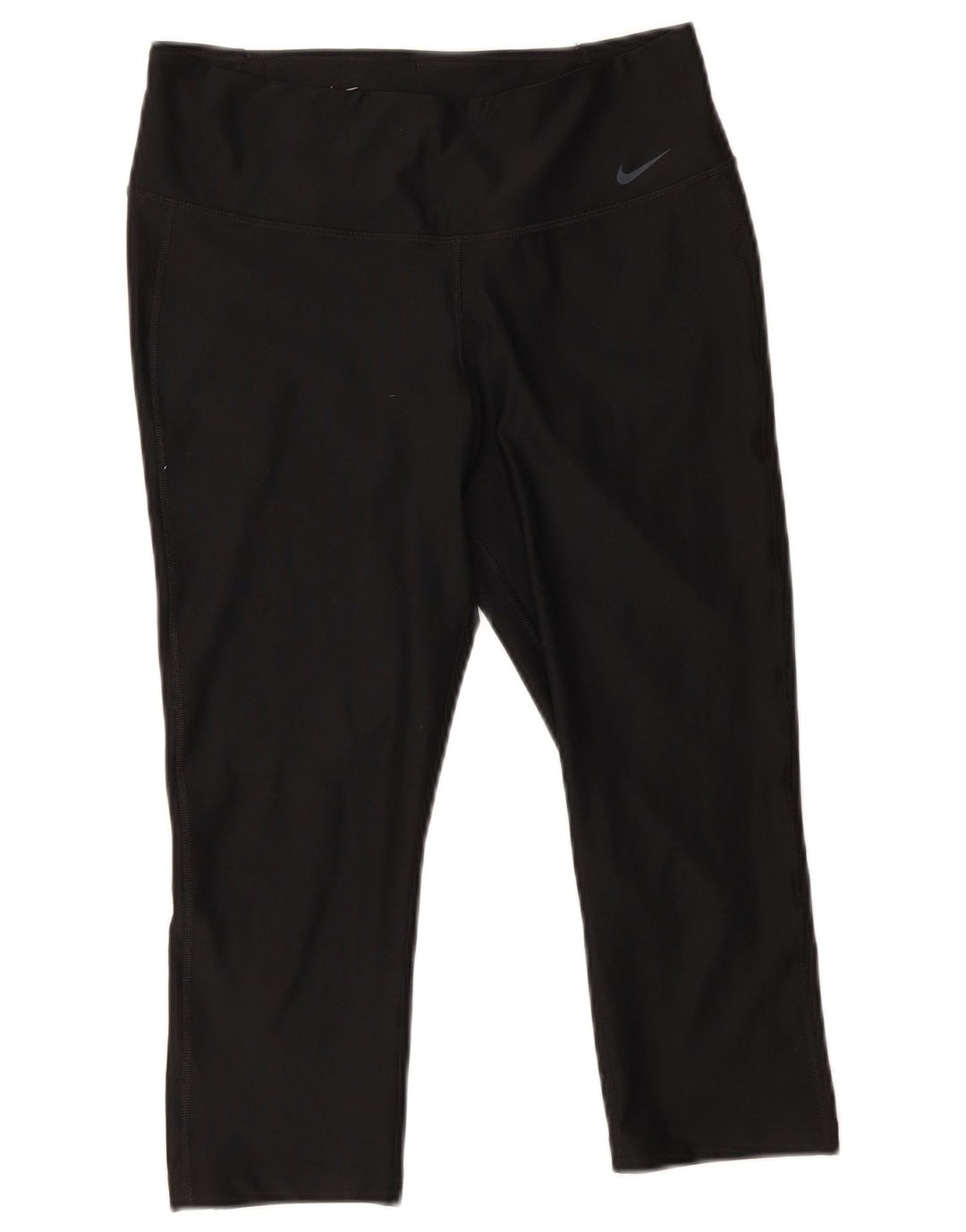 Leggings capri Nike Dri Fit pentru femei UK 14 Poliester mediu negru