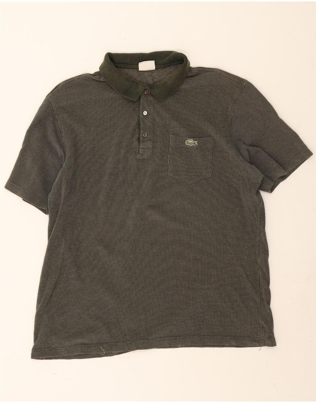 Tricou polo pentru bărbați Lacoste Mărimea 7 2XL Bumbac kaki