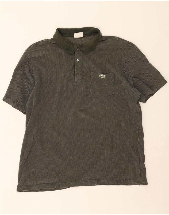 Tricou polo pentru bărbați Lacoste Mărimea 7 2XL Bumbac kaki