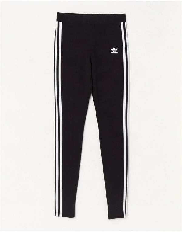 Leggings pentru femei Adidas UK 8 Small Black Bumbac